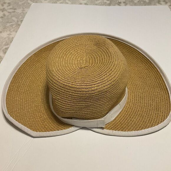 Cappelli Straworld Sunhat! Raffia! Sunscreen CapeCod. Resort Wear Vaca!One size - Picture 7 of 11